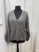 Chunky Knit Button Front Cardigan - Image 2