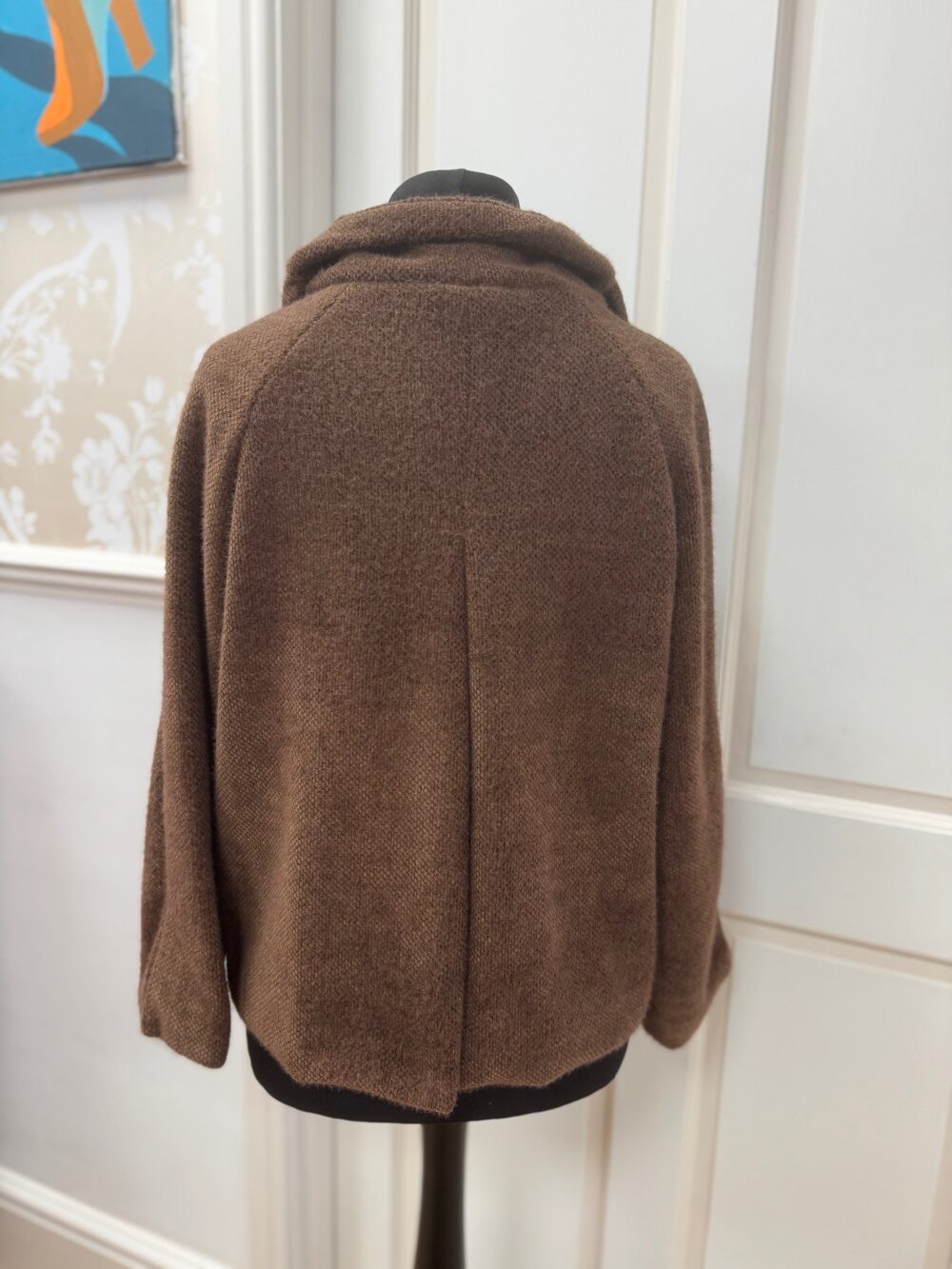 Soft Touch Button Front Collared Jacket - Image 2