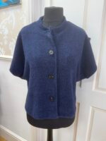 Soft Touch Button Front Poncho