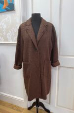 Boucle One Button Coat - Image 3