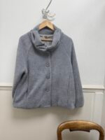 Soft Touch Button Front Collared Jacket - Image 3