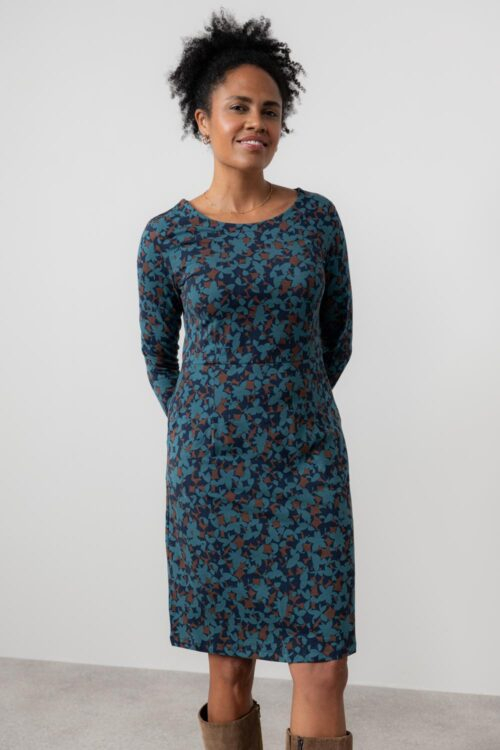 Halmore Dress Geo Bloom