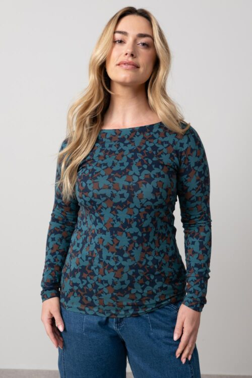 Monica Top Geo Bloom
