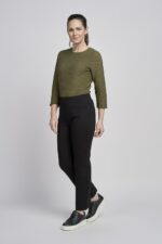 280T Ponte Jean Style Pull On Trouser - Image 8