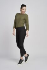 302CT Slim Leg Bengaline Brushed Ankle Grazer - Image 5