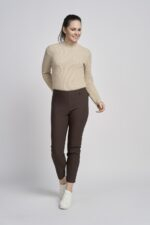 302CT Slim Leg Bengaline Brushed Ankle Grazer - Image 2