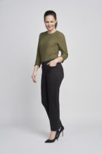 405T Ponte Jean Style Trouser With Pocket Detail - Image 5