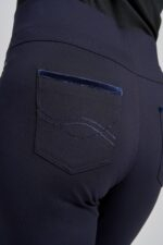 405T Ponte Jean Style Trouser With Pocket Detail - Image 4