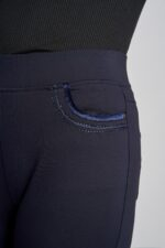 405T Ponte Jean Style Trouser With Pocket Detail - Image 3