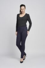 405T Ponte Jean Style Trouser With Pocket Detail - Image 2