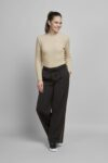 643T Wide Leg Trouser With Side Tape Detail