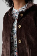 Ash Stretch Cotton Jumbo Cord Jacket - Image 4