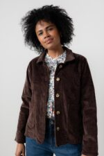 Ash Stretch Cotton Jumbo Cord Jacket