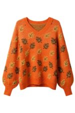 Autumn Days Cosy Leaf Jumper - Image 3