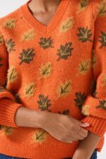Autumn Days Cosy Leaf Jumper - Image 2