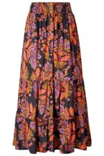 Fabulous Florals Button Front Maxi Skirt - Image 4