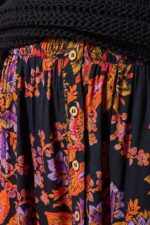 Fabulous Florals Button Front Maxi Skirt - Image 5