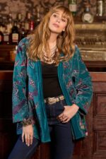 In Paradise Velvet Kimono