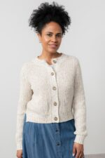 June Rib Fleck Knit Cardigan - Image 5