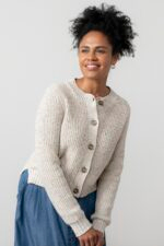 June Rib Fleck Knit Cardigan - Image 6