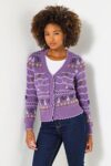 Lily Pointelle Knit and Embroidered Cardigan