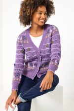 Lily Pointelle Knit and Embroidered Cardigan - Image 2