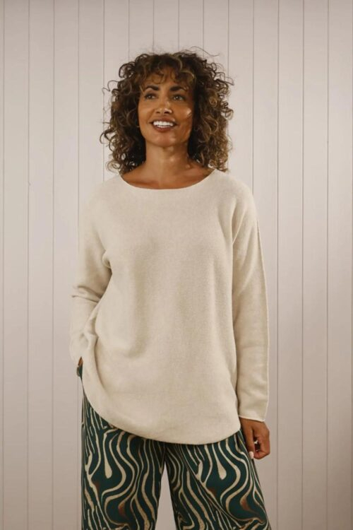 Scoop Neck Cosy Jumper