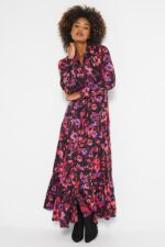 Sophia Floral Maxi Shirt Dress - Image 5
