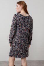 Spruce Ditsy Print Swing Dress Cosmos - Image 6