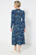 Stella Floral Jersey Dress - Image 5