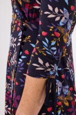 Winter Walks Leaf Print Jersey Dress - Image 4