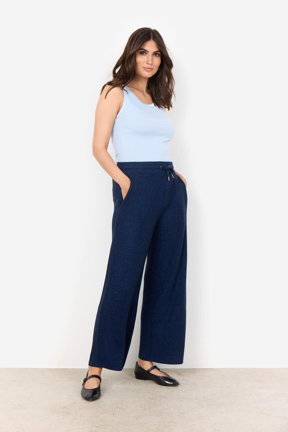 sc-biara-74-navy-969102 SC-Biara 74 Wide Leg Trousers - Image 1