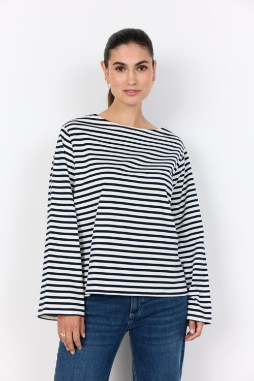 SC-Bri 1 Striped Long Sleeve Top