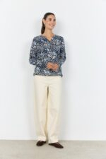 SC-Felicity AOP 532 Notch Neck Top - Image 2