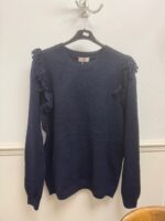 Woollen Shoulder Fringe Jumper - Image 2