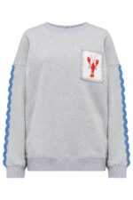 Eadie Relaxed Sweatshirt - Lobster - Image 3