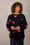 Lana Wool Heart Knitted Jumper