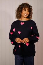 Lana Wool Heart Knitted Jumper