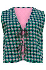 Vander Quilted Waistcoat Heart Tile - Image 6
