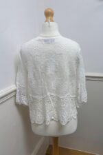 Button Through Lace Top 36636 - Image 3