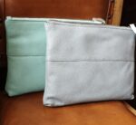 Wrist Strap Leather Handbag