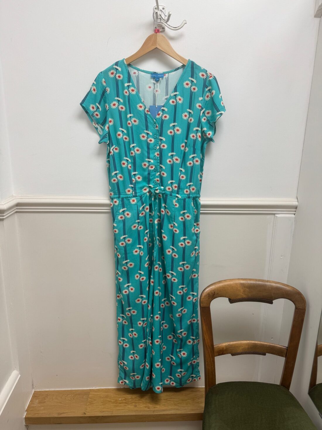 IMG_9326 Short Sleeve Gerbera Playsuit - Image 1