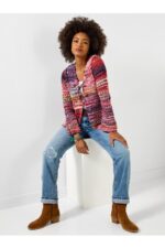 Alessa Open Knit Tie Front Cardigan - Image 4