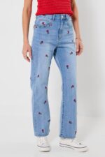 Amelia Floral Embroidered Jeans