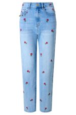 Amelia Floral Embroidered Jeans - Image 4