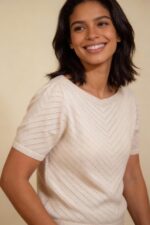 Boatneck Short Sleeve Jumper - Image 3