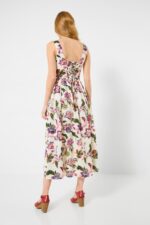 Charlotte Floral Cotton Dobby Dress - Image 4