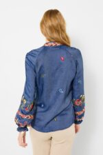 Festival Fun Embroidered Blouse - Image 2