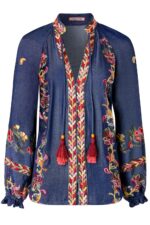 Festival Fun Embroidered Blouse - Image 5