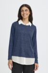 FREmmie PU 1 Knitted 2 in 1 Jumper